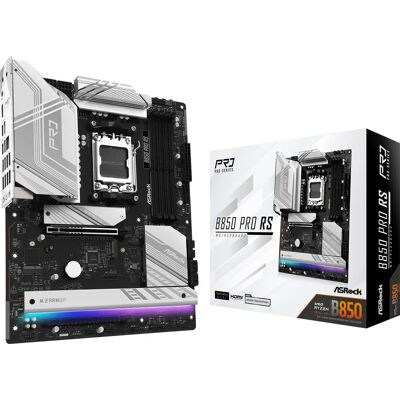 Asrock B850 Pro RS Moderkort AMD B850 Socket AM5 ATX Asrock B850 Pro RS Moderkort AMD B850 Socket AM5 ATX