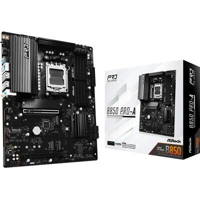 ASRock B850 Pro-A AMD B850 Socket AM5 ATX Motherboard ASRock B850 Pro-A AMD B850 Socket AM5 ATX Motherboard