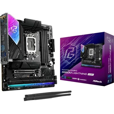 Carte mère ASRock B860M Lightning WiFi - Micro ATX - LGA 1851 Carte mère ASRock B860M Lightning WiFi - Micro ATX - LGA 1851