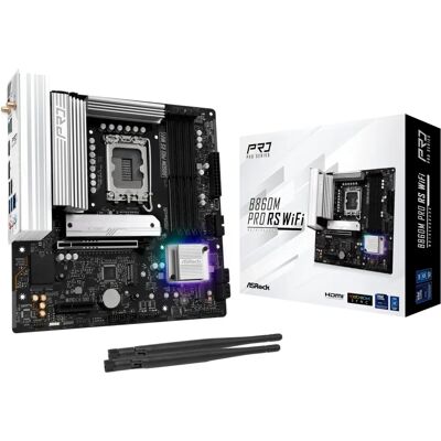 ASRock B860M Pro RS WiFi - Základní deska - DDR5 - LGA1851 - B860 čipová sada ASRock B860M Pro RS WiFi - Základní deska - DDR5 - LGA1851 - B860 čipová sada
