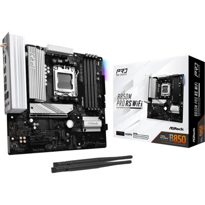 Asrock B850M Pro RS WiFi - AMD B850 socket - Micro ATX motherboard Asrock B850M Pro RS WiFi - AMD B850 socket - Micro ATX motherboard