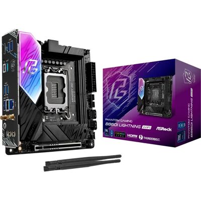 ASRock B860I Lightning WiFi Matka - LGA 1851 - Mini ITX ASRock B860I Lightning WiFi Matka - LGA 1851 - Mini ITX