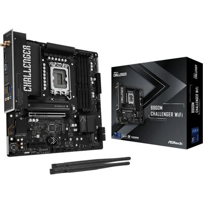 ASRock - B860M Challenger WiFi - LGA1851 - Motherboard ASRock - B860M Challenger WiFi - LGA1851 - Motherboard