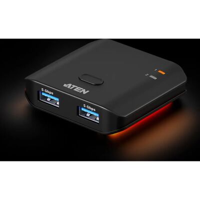 ATEN - US4322-AT - 2x2 portok - USB 3.2 Gen 1 - USB kapcsoló ATEN - US4322-AT - 2x2 portok - USB 3.2 Gen 1 - USB kapcsoló