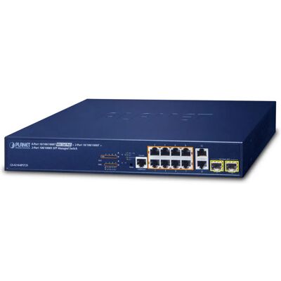PLANET - GS-4210-8P2T2S - PoE - 240W - Switch réseau - Publicité PLANET - GS-4210-8P2T2S - PoE - 240W - Switch réseau - Publicité