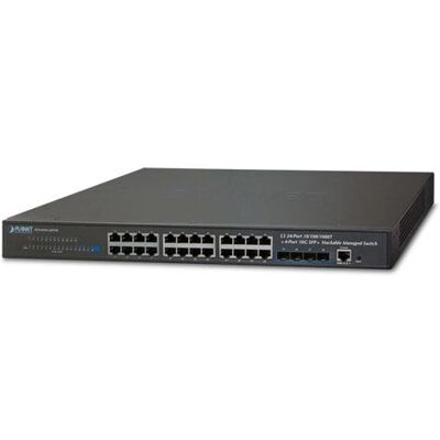 Planet SGS-6341-24T4X Managed Layer 3 Gigabit Switch - 24 Ports Planet SGS-6341-24T4X Managed Layer 3 Gigabit Switch - 24 Ports