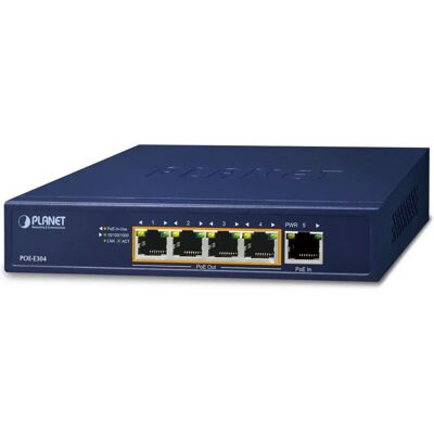 Planet POE-E304 Gigabit Ethernet Extender - Network Extender - 4 Ports - Up to 200 M Planet POE-E304 Gigabit Ethernet Extender - Network Extender - 4 Ports - Up to 200 M
