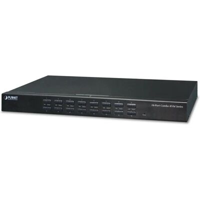 PLANET - IKVM-210-16 - 16-Port - Rackmontage - KVM-schakelaar PLANET - IKVM-210-16 - 16-Port - Rackmontage - KVM-schakelaar