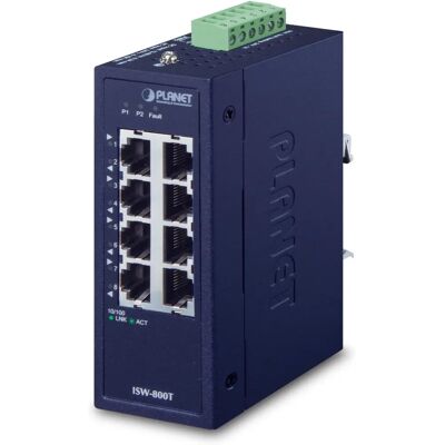 Planet ISW-800T 8-Port Unmanaged L2 Ethernet Switch - Netzwerkswitch Planet ISW-800T 8-Port Unmanaged L2 Ethernet Switch - Netzwerkswitch