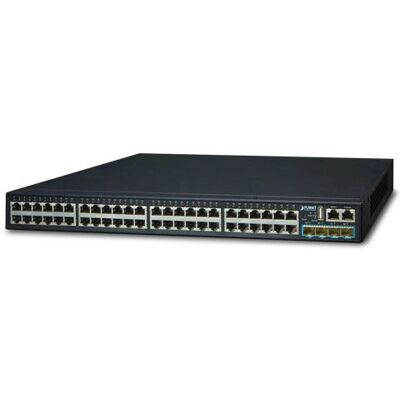 Layer 3 Hanterad nätverksswitch Planet SGS-6341-48T4X - 48 portar Gigabit Ethernet Layer 3 Hanterad nätverksswitch Planet SGS-6341-48T4X - 48 portar Gigabit Ethernet