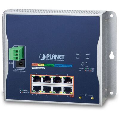 Planet WGS-5225-8P2S Managed Gigabit Ethernet PoE Switch Planet WGS-5225-8P2S Managed Gigabit Ethernet PoE Switch