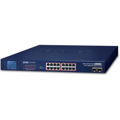 Planet GSW-1820VHP 16-portars Gigabit Ethernet PoE nätverksswitch - Ostyrd Planet GSW-1820VHP 16-portars Gigabit Ethernet PoE nätverksswitch - Ostyrd