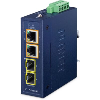 Planet IP30 Tamaño compacto 2 puertos Convertidor de medios de red - Convertidor de medios de red Planet IP30 Tamaño compacto 2 puertos Convertidor de medios de red - Convertidor de medios de red