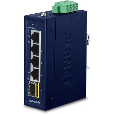 Planet IGS-510TF - Industrieller 4-Port Gigabit Switch - Netzwerkgerät Planet IGS-510TF - Industrieller 4-Port Gigabit Switch - Netzwerkgerät
