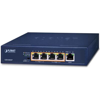 Planet Gsd-504up 2-Port Gigabit Ethernet PoE Switch - Netzwerk Switch Planet Gsd-504up 2-Port Gigabit Ethernet PoE Switch - Netzwerk Switch