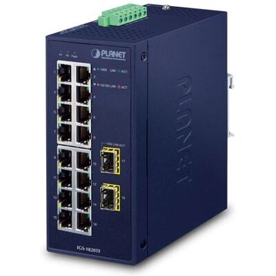 PLANET IGS-1820TF unmanaged L2 Gigabit Ethernet Switch PLANET IGS-1820TF unmanaged L2 Gigabit Ethernet Switch