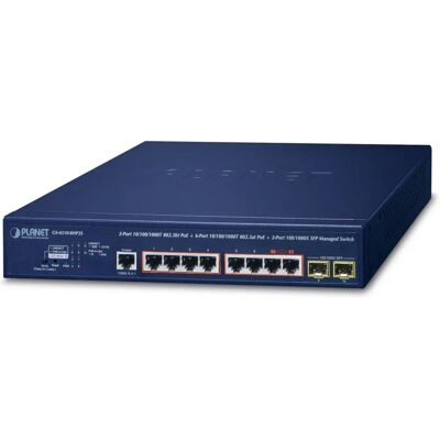 Planet 2-Port Managed Ethernet Switch - IPv6/IPv4 - Blau - 1U Planet 2-Port Managed Ethernet Switch - IPv6/IPv4 - Blau - 1U