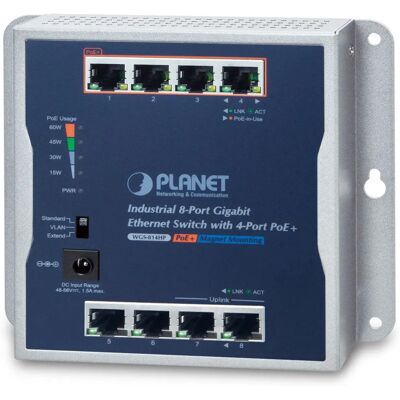 Planet P30 Industriële 8-Ports Ongecontroleerde PoE Switch - Industrieel Model Planet P30 Industriële 8-Ports Ongecontroleerde PoE Switch - Industrieel Model