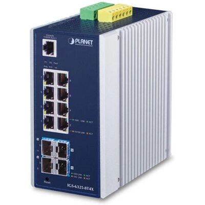 Switch gestionado PLANET IGS-6325-8T4X L3 Gigabit Ethernet Switch gestionado PLANET IGS-6325-8T4X L3 Gigabit Ethernet