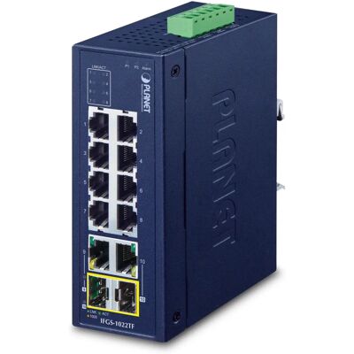 PLANET - Industriell 8-Port 10/100TX Unmanaged Fast Ethernet PLANET - Industriell 8-Port 10/100TX Unmanaged Fast Ethernet