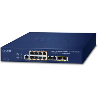 Planet GS-4210-8P2C Managed Switch - IPv6/IPv4, 8 Ports, PoE+ Planet GS-4210-8P2C Managed Switch - IPv6/IPv4, 8 Ports, PoE+