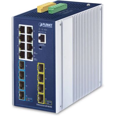 PLANET - IP30 - 12 Portar - DIN-rail - Nätverksswitch PLANET - IP30 - 12 Portar - DIN-rail - Nätverksswitch