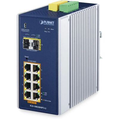 Planet DIN-Rail L2+/L3 Managed Switch - Gigabit Ethernet PoE Industriell Planet DIN-Rail L2+/L3 Managed Switch - Gigabit Ethernet PoE Industriell