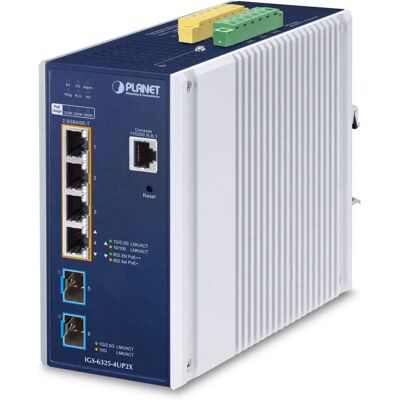 Planet IP30 DIN-Schiene Industriell L3 Managed 2.5G Ethernet - Netzwerk Switch Planet IP30 DIN-Schiene Industriell L3 Managed 2.5G Ethernet - Netzwerk Switch