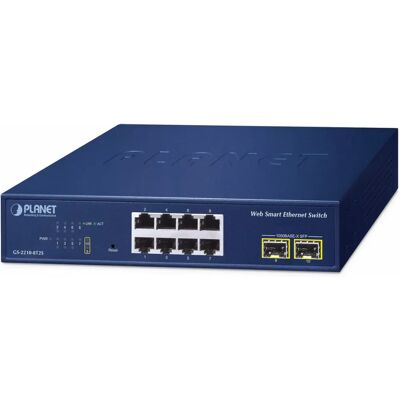 Planet 8-port 10/100/1000T + 2-port Hanterad L2 Gigabit Ethernet - Switch Planet 8-port 10/100/1000T + 2-port Hanterad L2 Gigabit Ethernet - Switch