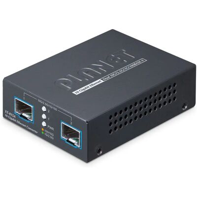 Planet 2-portars 10G/2,5G/1G/100BASE-X mediakonverter - Svart Planet 2-portars 10G/2,5G/1G/100BASE-X mediakonverter - Svart
