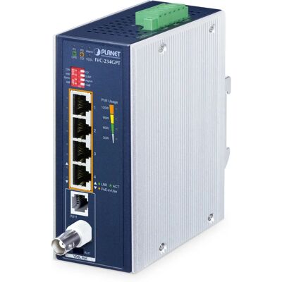 PLANET IVC-234GPT Netzwerk-Extender - Netzwerk-Transmitter & Empfänger - Aluminium, Blau PLANET IVC-234GPT Netzwerk-Extender - Netzwerk-Transmitter & Empfänger - Aluminium, Blau