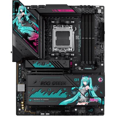 Placă de bază ASUS ROG STRIX X870E-H Gaming WiFi 7 - Ediția Hatsune Miku Placă de bază ASUS ROG STRIX X870E-H Gaming WiFi 7 - Ediția Hatsune Miku