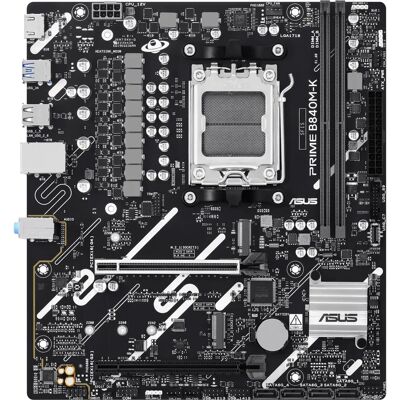 ASUS B840M-K AMD Motherboard - DDR5, Micro ATX - Up to 128GB RAM ASUS B840M-K AMD Motherboard - DDR5, Micro ATX - Up to 128GB RAM