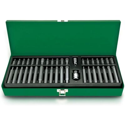 TOPTUL GAAD4002 Schroevendraaierbits-Set - Stalen cassette TOPTUL GAAD4002 Schroevendraaierbits-Set - Stalen cassette