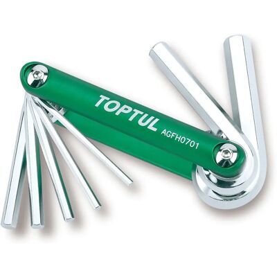 TOPTUL Sechskantschlüssel-Set 7-in-1 TOPTUL Sechskantschlüssel-Set 7-in-1