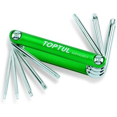 Ensemble de clés TORX 8-en-1 TOPTUL - Jeu de tournevis Ensemble de clés TORX 8-en-1 TOPTUL - Jeu de tournevis