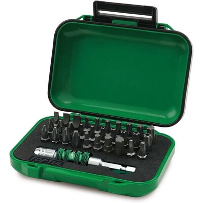 Ensemble TOPTUL GABW3101 1/4 pouce - SL, PH, PZ, TORX, SQ Ensemble TOPTUL GABW3101 1/4 pouce - SL, PH, PZ, TORX, SQ
