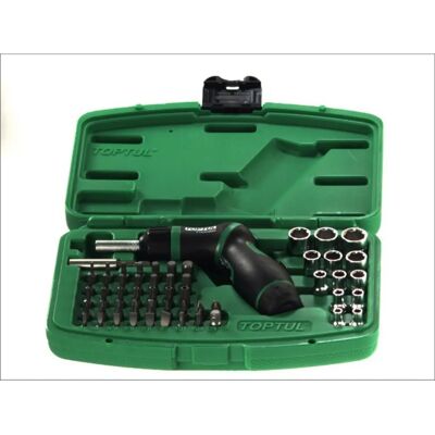 Zestaw końcówek do śrubokrętów TOPTUL GAAI5401 - PH, PZ, Torx, sześciokątne, płaskie - 54 szt Zestaw końcówek do śrubokrętów TOPTUL GAAI5401 - PH, PZ, Torx, sześciokątne, płaskie - 54 szt
