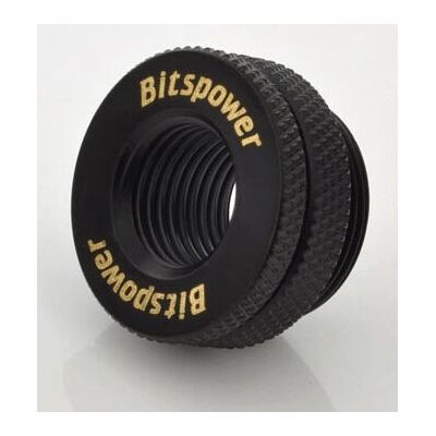 Bitspower Ouverture de remplissage d'eau G1/4 - noir carbone - Publicité Bitspower Ouverture de remplissage d'eau G1/4 - noir carbone - Publicité