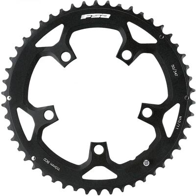 FSA Pro Road Kompakt Kædeblad - 50t 10/11 Hastigheder - Sort FSA Pro Road Kompakt Kædeblad - 50t 10/11 Hastigheder - Sort
