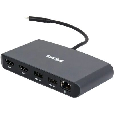 CalDigit Mini Dock Dual - Thunderbolt, USB-A, 1 Ports - Station d'accueil CalDigit Mini Dock Dual - Thunderbolt, USB-A, 1 Ports - Station d'accueil