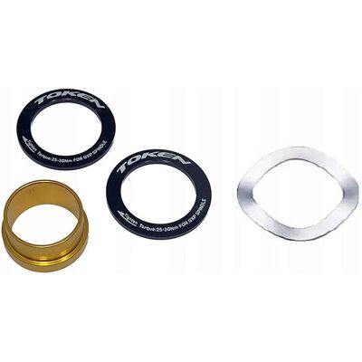 Token GXP Bottom Bracket Adaptors - Gold - Bike Bottom Bracket Adapters Token GXP Bottom Bracket Adaptors - Gold - Bike Bottom Bracket Adapters