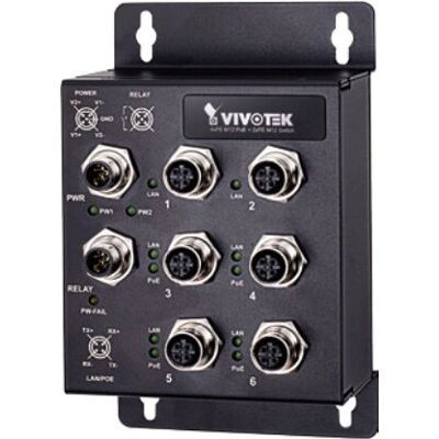 VIVOTEK - AW-IHT-0602 - 6-Port M12 FE POE - Publicité VIVOTEK - AW-IHT-0602 - 6-Port M12 FE POE - Publicité