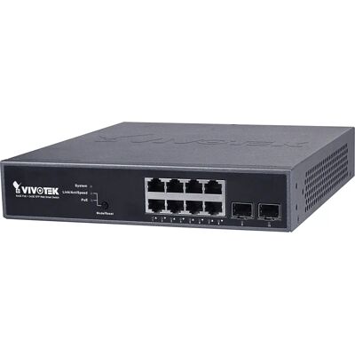 VIVOTEK AW-GEV-104B-130 Managed Gigabit Ethernet Switch - 8 Ports, PoE, 20 Gbps VIVOTEK AW-GEV-104B-130 Managed Gigabit Ethernet Switch - 8 Ports, PoE, 20 Gbps