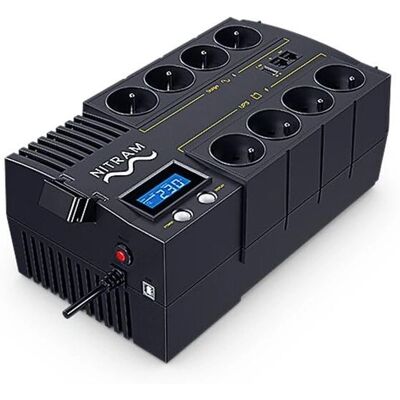 Nitram PB1000LCD UPS - Alimentation sans coupure line-interactive 1000VA - Publicité Nitram PB1000LCD UPS - Alimentation sans coupure line-interactive 1000VA - Publicité