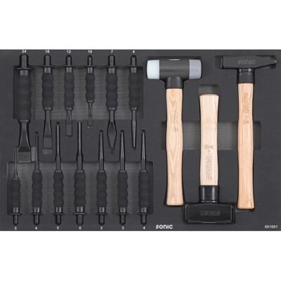 SONIC 601601 Tool Set - 16 pcs, Foam Insert, Compatible with 26" Carts SONIC 601601 Tool Set - 16 pcs, Foam Insert, Compatible with 26" Carts