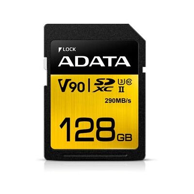 Karta pamięci ADATA Premier V90 128GB SDXC UHS-II - Klasa 10 Karta pamięci ADATA Premier V90 128GB SDXC UHS-II - Klasa 10
