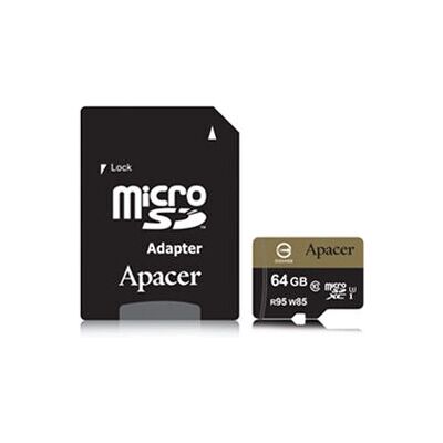 Apacer 64GB MicroSDXC UHS-I Clase 10 - Tarjeta MicroSD Apacer 64GB MicroSDXC UHS-I Clase 10 - Tarjeta MicroSD