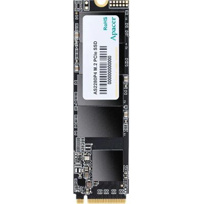 SSD Apacer AS2280P4 512GB - NVMe M.2 PCIe 3.0 - Fekete SSD Apacer AS2280P4 512GB - NVMe M.2 PCIe 3.0 - Fekete