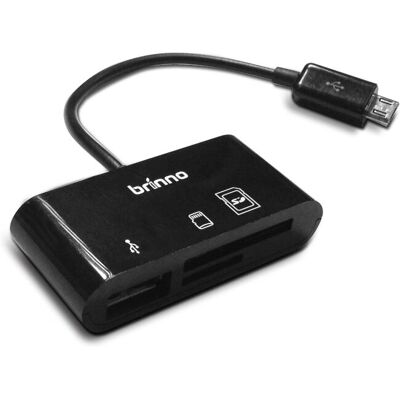 Lettore di Schede Brinno ABR100 Micro-USB - Lettore di Schede Lettore di Schede Brinno ABR100 Micro-USB - Lettore di Schede